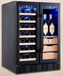 Tủ Bảo Quản Cigar Rượu Vang VinoCave 2 Trong 1